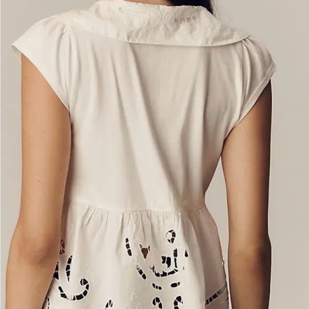 Anthropologie Lace Bay Doll Blouse New - Picture 2 of 7